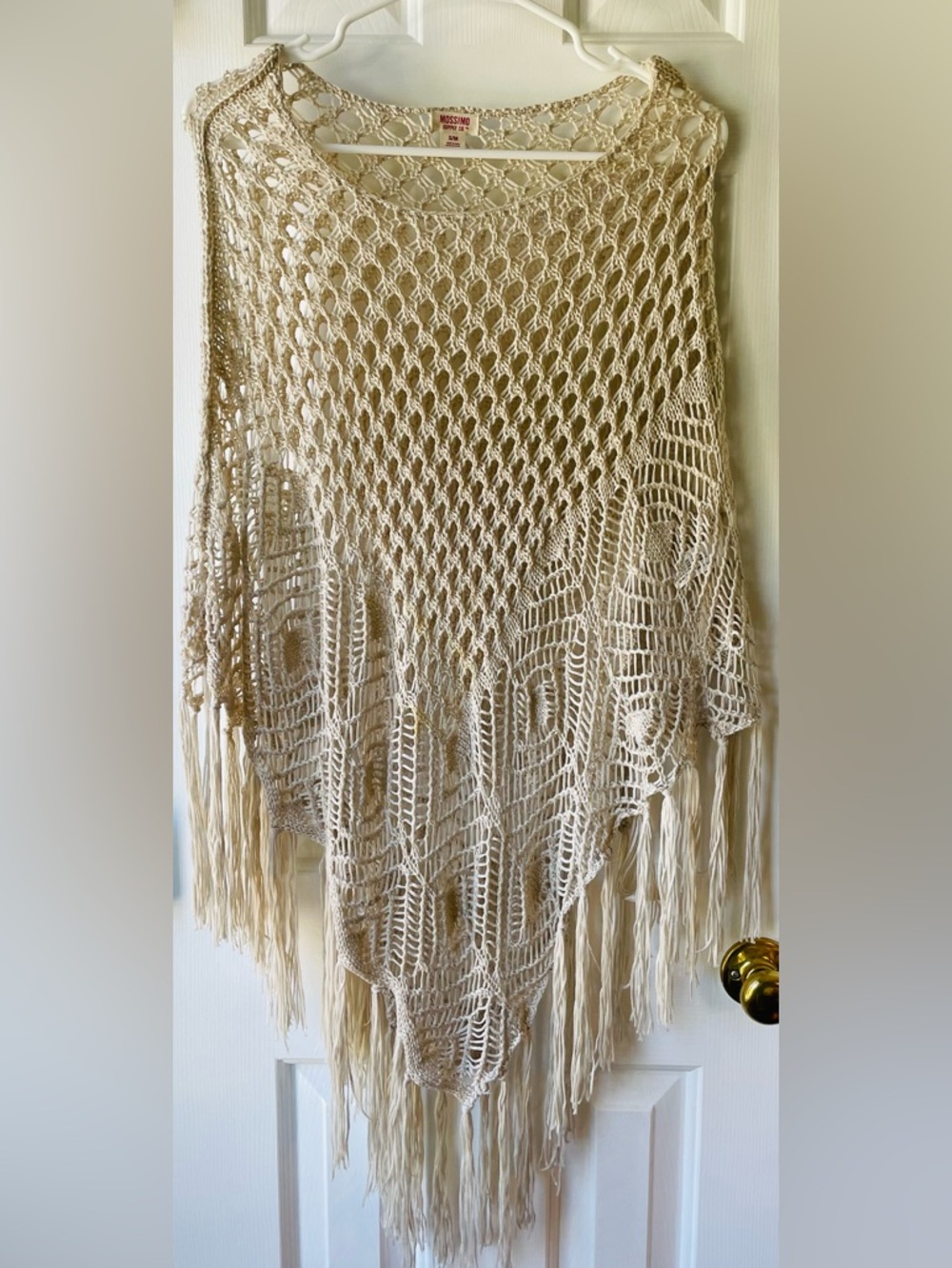 Mossimo Supply Co. Crochet Openwork Shawl - Cream